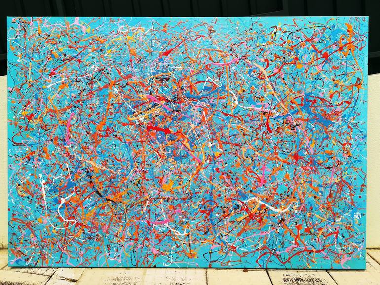 Original Abstract Painting by Luís Bastos