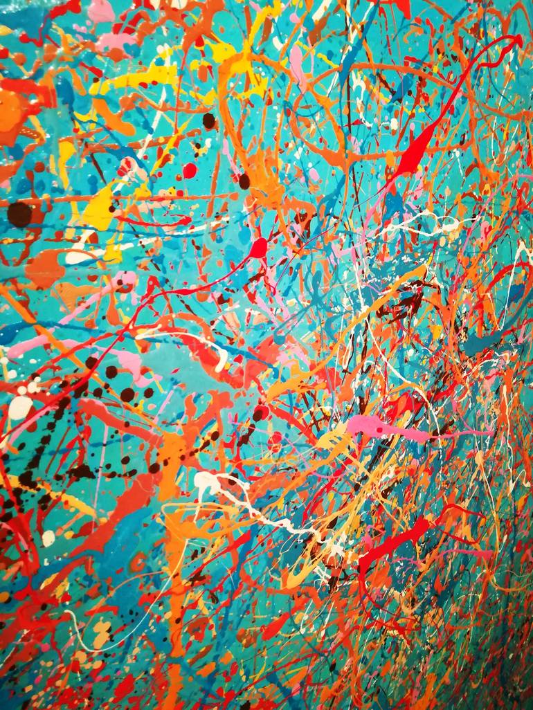 Original Abstract Painting by Luís Bastos