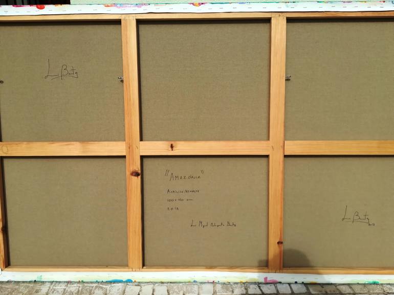 Original Abstract Expressionism Abstract Painting by Luís Bastos