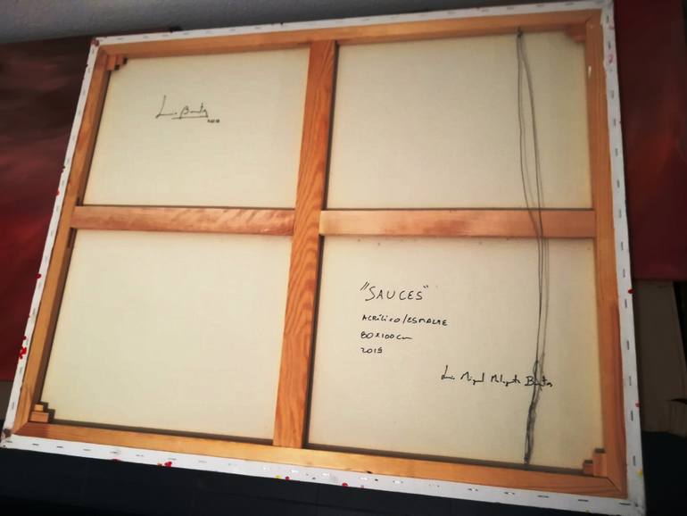 Original Abstract Expressionism Abstract Painting by Luís Bastos