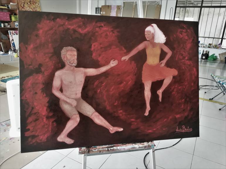 Original Figurative Performing Arts Painting by Luís Bastos