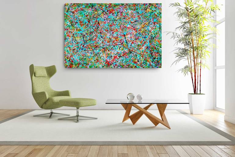 Original Abstract Painting by Luís Bastos