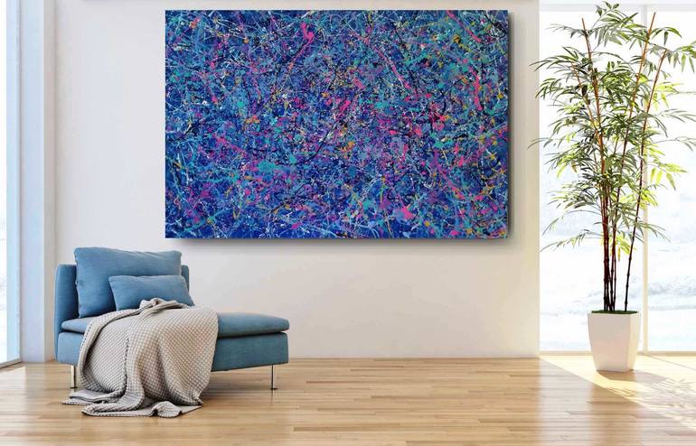 Original Abstract Painting by Luís Bastos