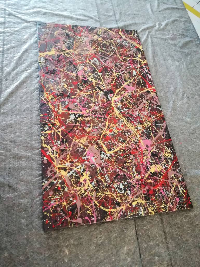 Original Abstract Expressionism Abstract Painting by Luís Bastos