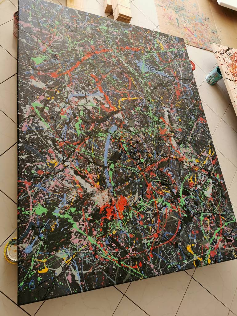 Original Abstract Painting by Luís Bastos