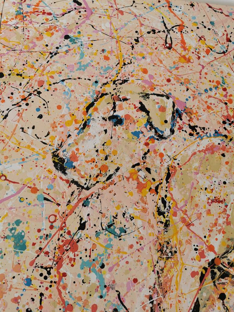 Original Abstract Painting by Luís Bastos