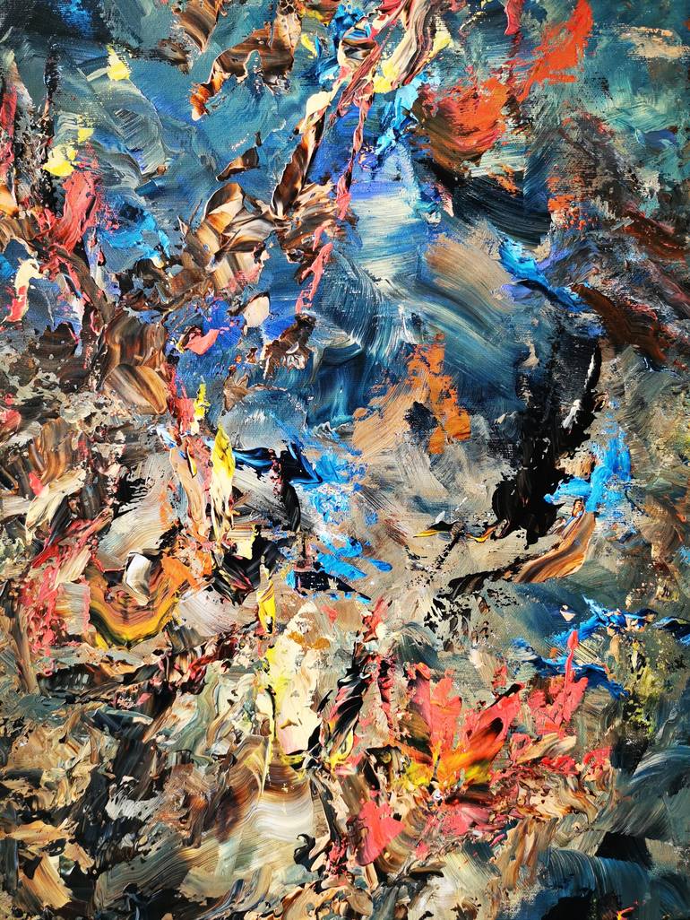 Original Abstract Painting by Luís Bastos