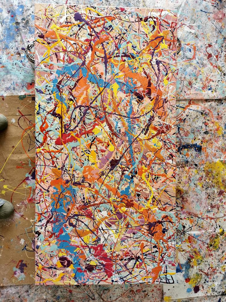 Original Abstract Painting by Luís Bastos