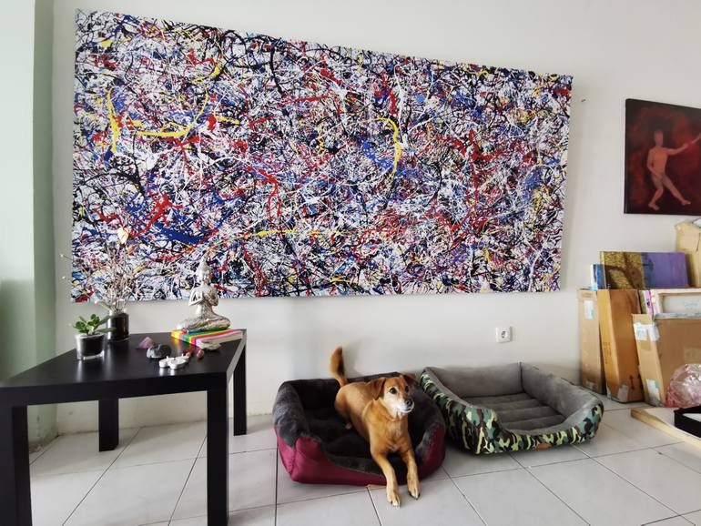 Original Abstract Painting by Luís Bastos