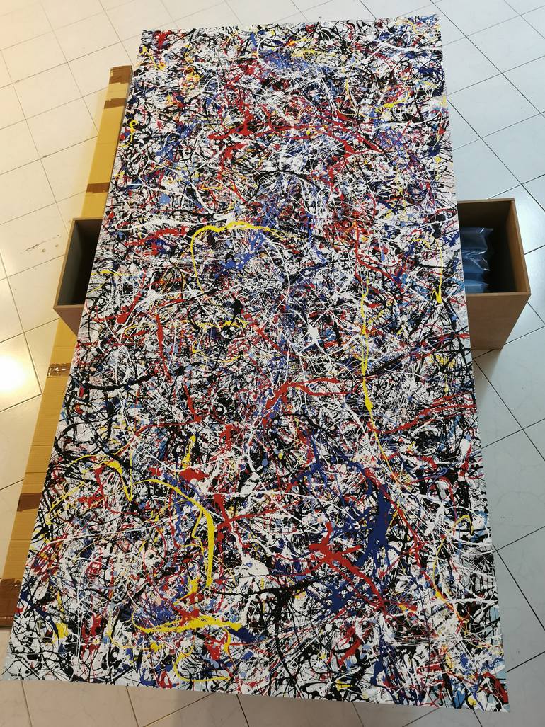 Original Abstract Painting by Luís Bastos