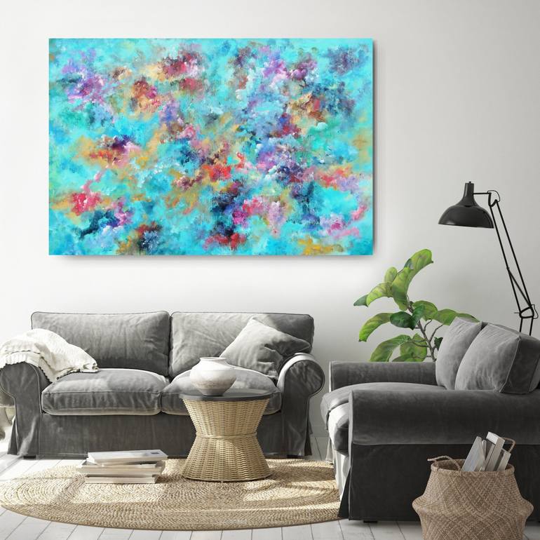 Original Abstract Painting by Luís Bastos