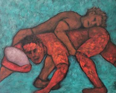 Print of Figurative Sports Paintings by Luís Bastos