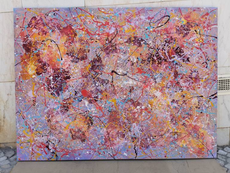 Original Abstract Painting by Luís Bastos