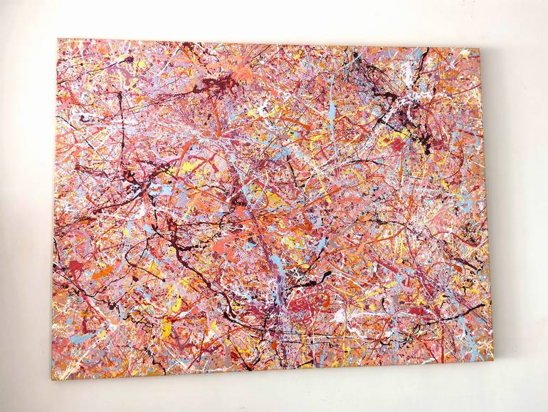 Original Abstract Expressionism Abstract Painting by Luís Bastos