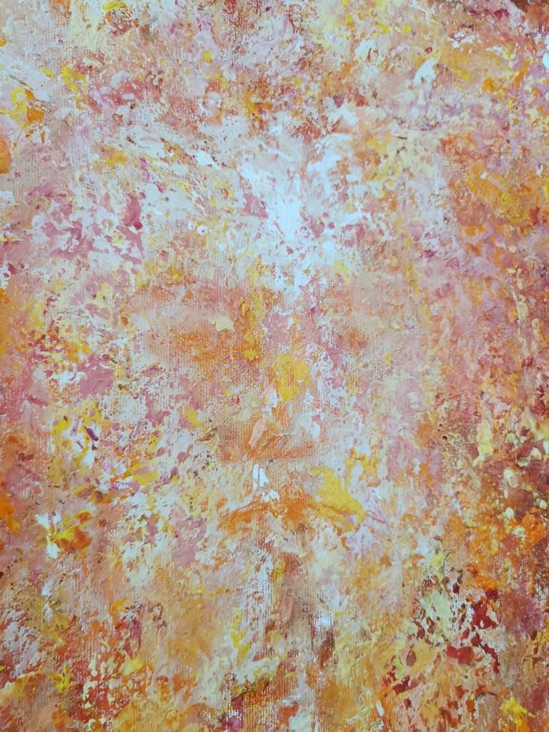 Original Folk Abstract Painting by Luís Bastos