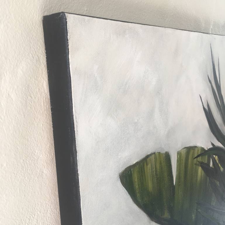 Original Abstract Botanic Painting by Lisa Wisse-Robinson