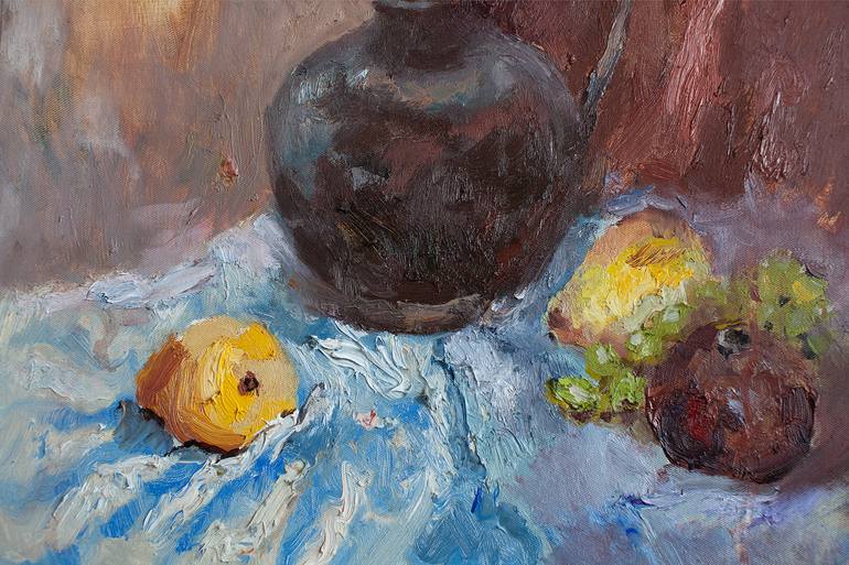 Original Expressionism Still Life Painting by Alina Solodina