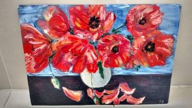 Original Floral Painting by Sophia Bogrash