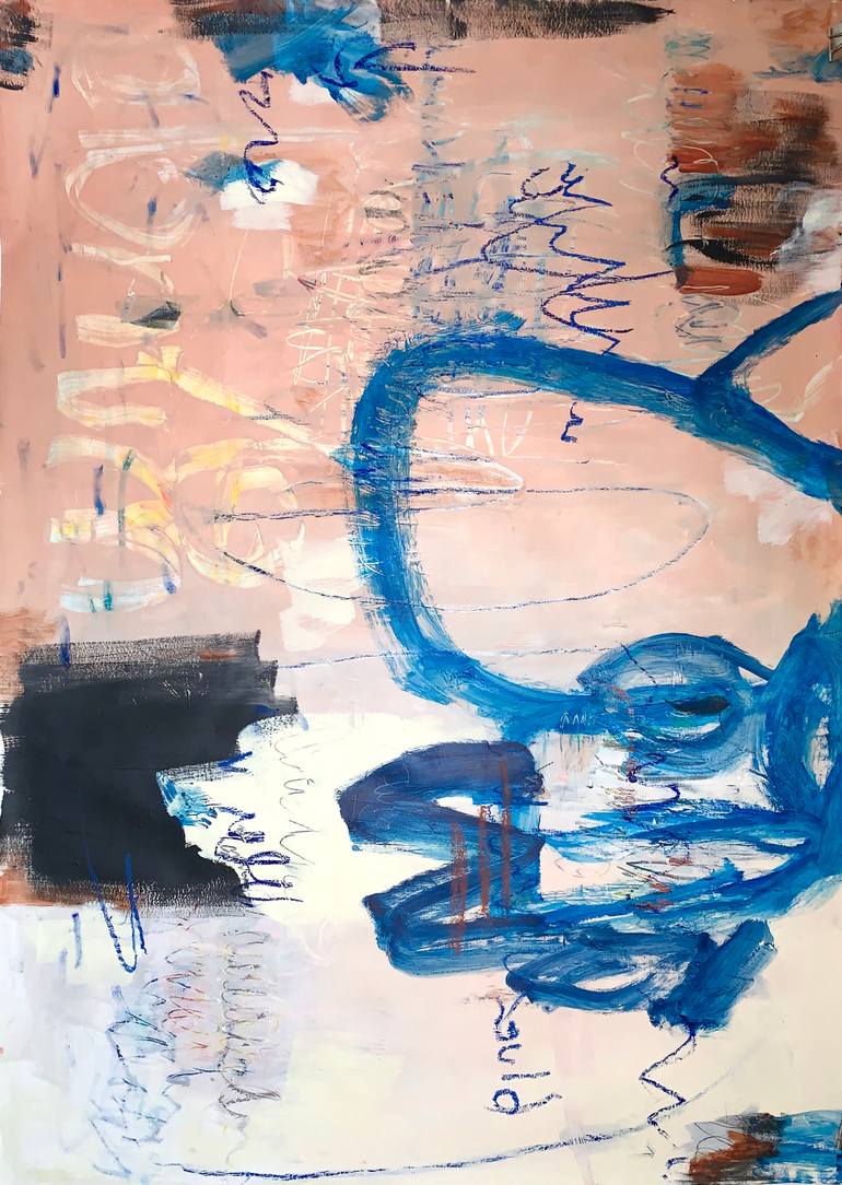 Original Abstract Expressionism Abstract Painting by Pia Stassen