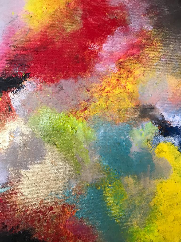 Original Abstract Expressionism Abstract Painting by Angelo Toto