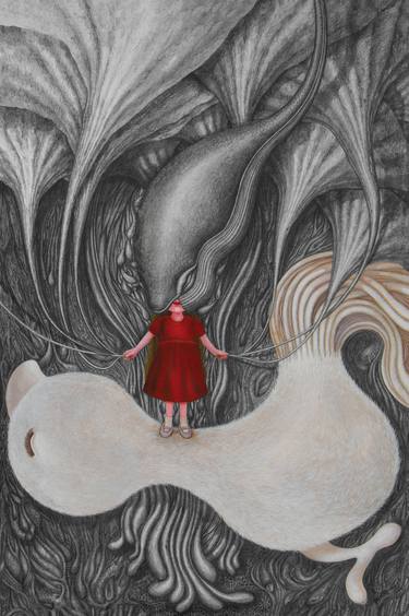 Print of Expressionism Fantasy Drawings by Pauline See