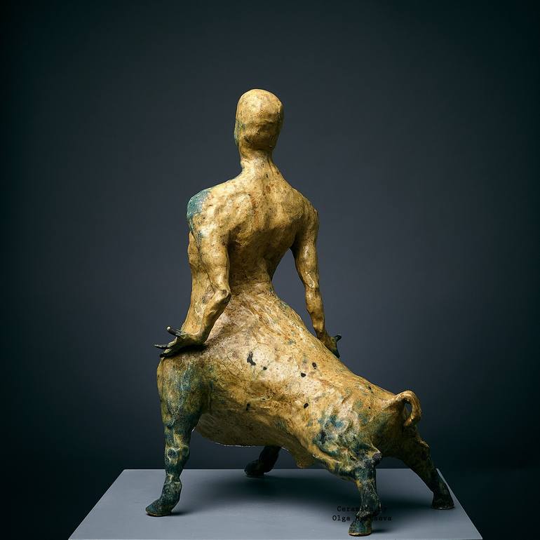 Original People Sculpture by Oly Miltys
