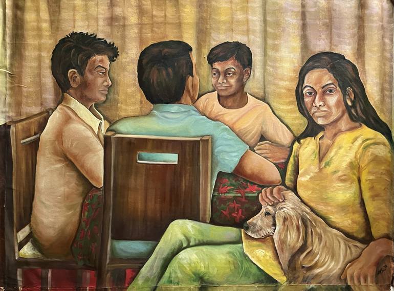 Original Family Painting by Arti Shashi
