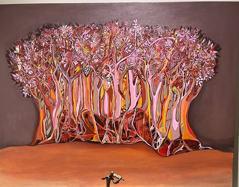 Original Surrealism Landscape Painting by Arti Shashi