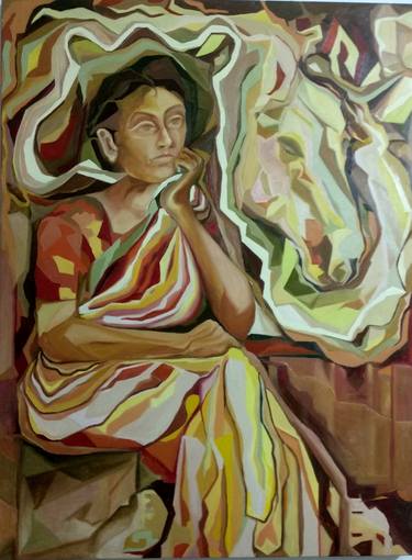 Original Abstract Women Paintings by Arti Shashi