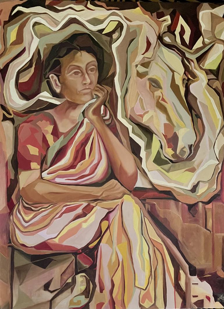 Original Women Painting by Arti Shashi