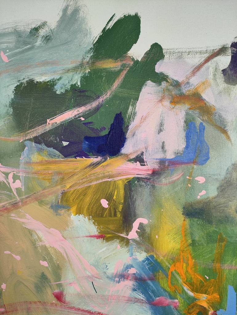 Original Abstract Expressionism Abstract Painting by Emily Starck