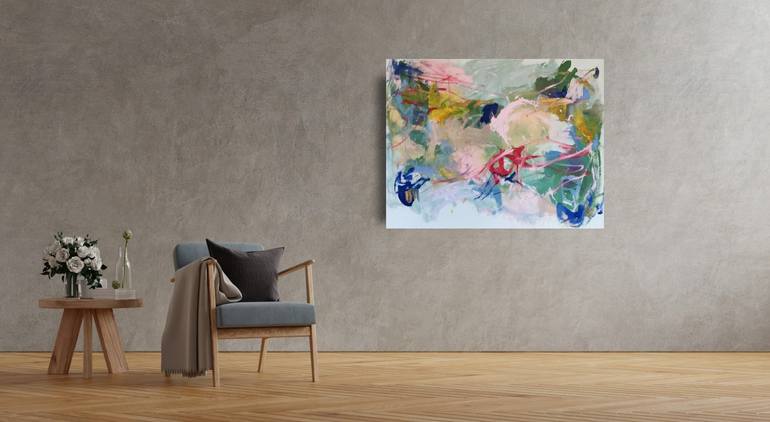 Original Abstract Expressionism Abstract Painting by Emily Starck