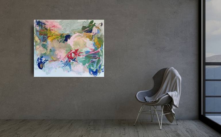 Original Abstract Expressionism Abstract Painting by Emily Starck