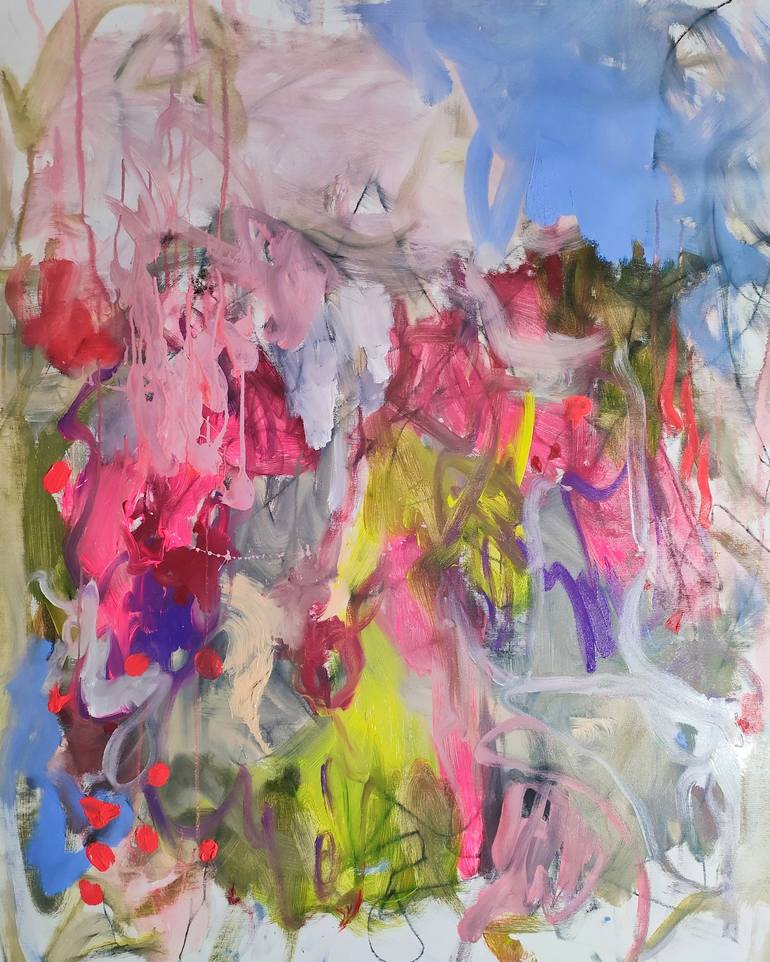 Original Abstract Expressionism Abstract Paintings by Emily Starck