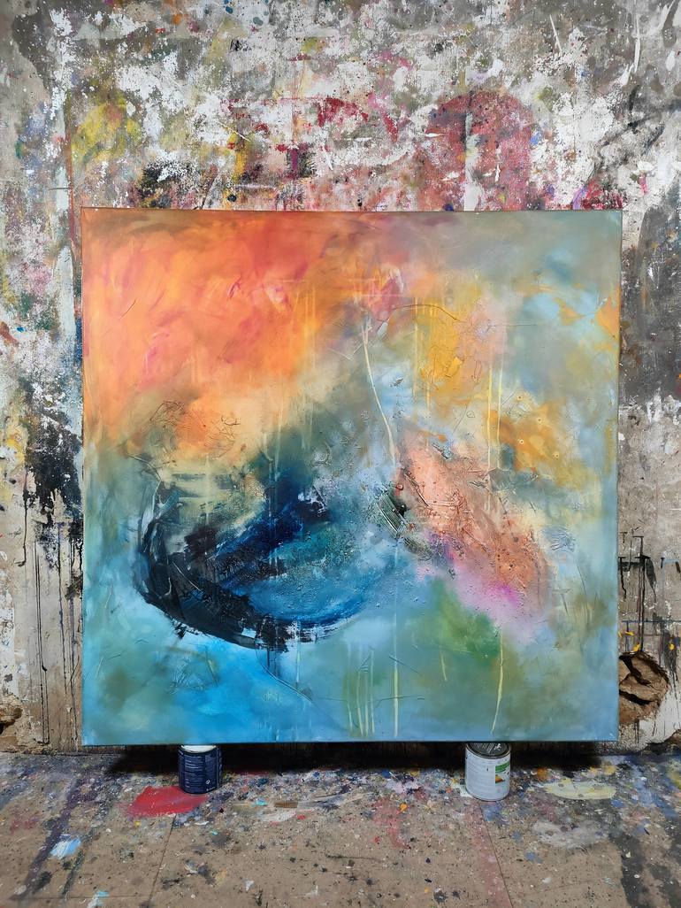 Original Abstract Expressionism Abstract Painting by Emily STARCK