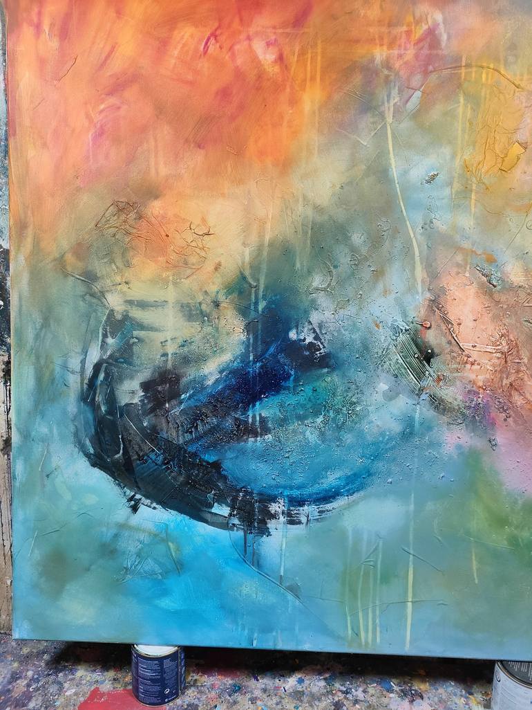 Original Abstract Expressionism Abstract Painting by Emily STARCK