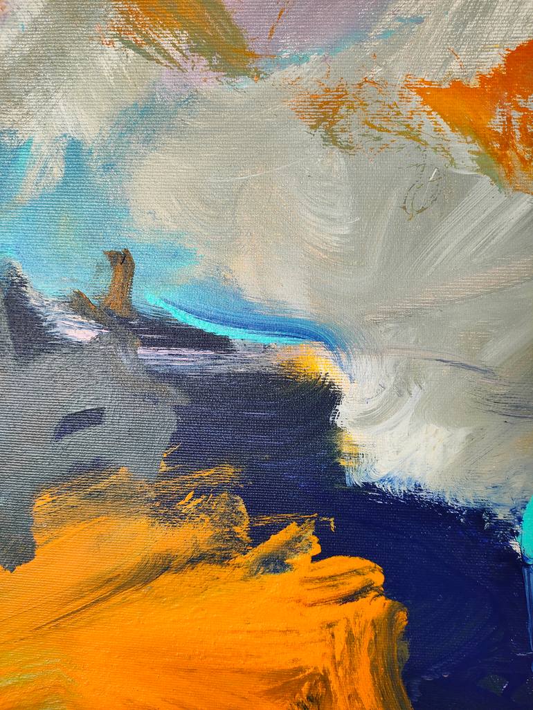 Original Abstract Expressionism Abstract Painting by Emily Starck