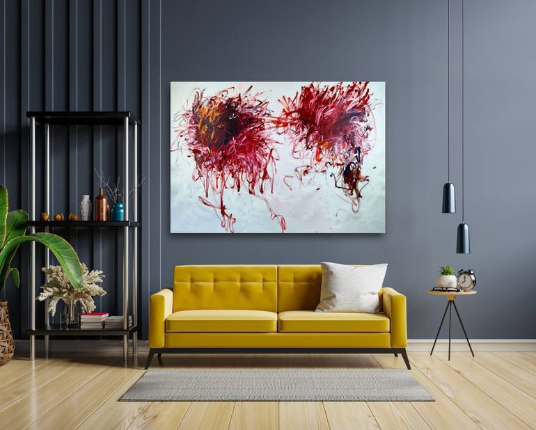 Original Abstract Expressionism Abstract Painting by Emily STARCK