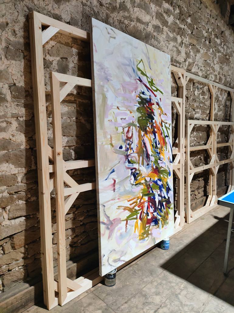 Original Abstract Expressionism Abstract Painting by Emily Starck