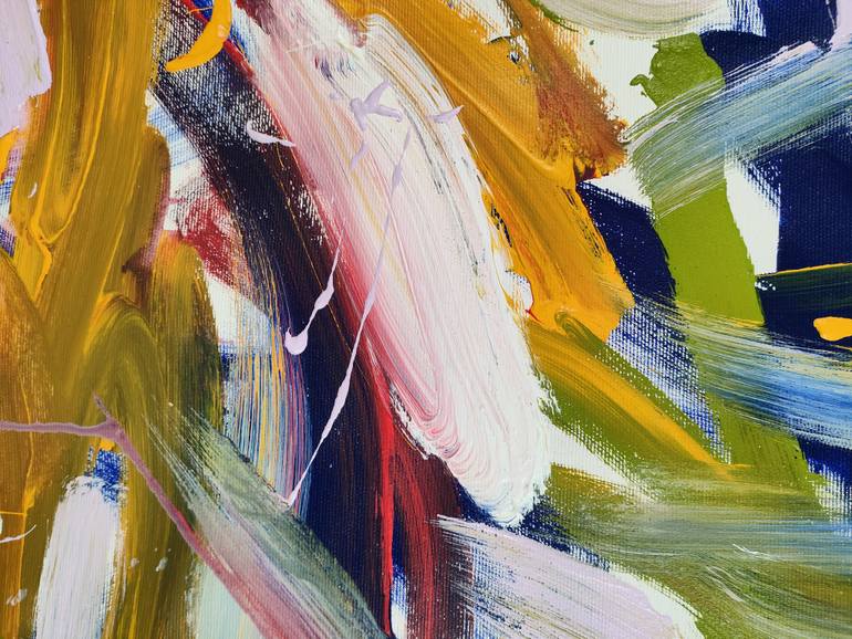 Original Abstract Expressionism Abstract Painting by Emily Starck