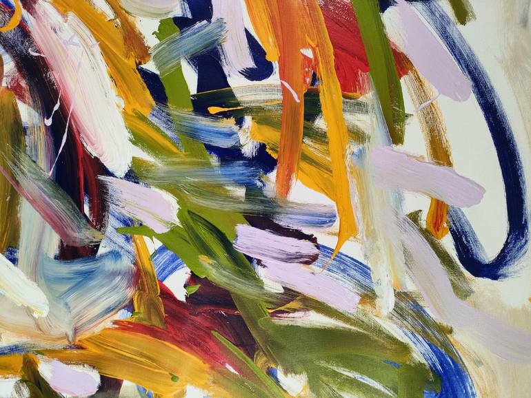 Original Abstract Expressionism Abstract Painting by Emily Starck