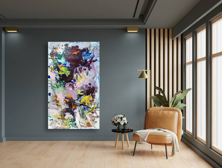 Original Abstract Expressionism Abstract Painting by Emily STARCK