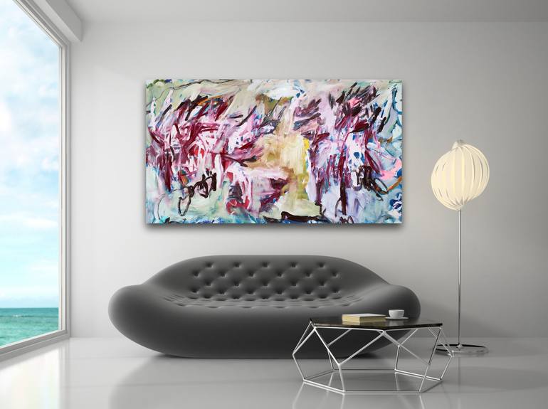 Original Abstract Expressionism Abstract Painting by Emily STARCK