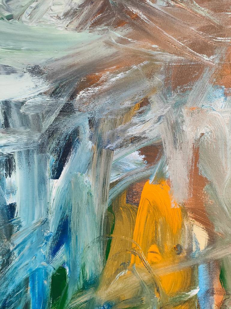 Original Abstract Expressionism Abstract Painting by Emily Starck