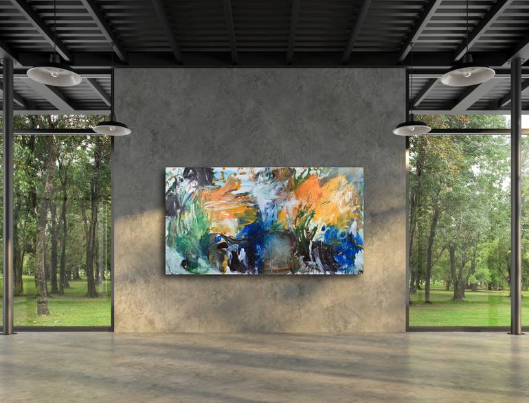 Original Abstract Expressionism Abstract Painting by Emily Starck