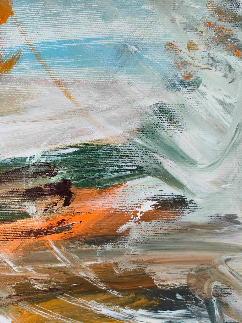 Original Abstract Expressionism Abstract Painting by Emily Starck