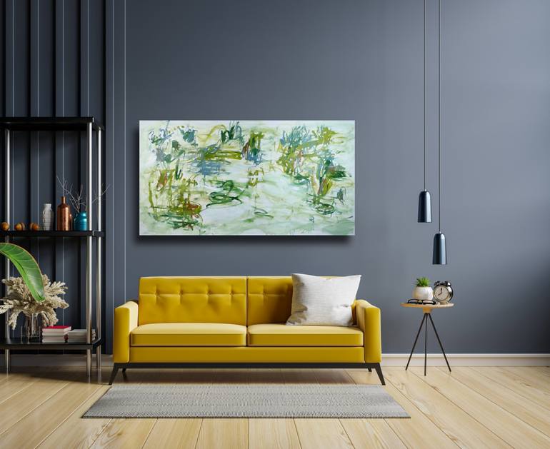 Original Abstract Expressionism Abstract Painting by Emily Starck
