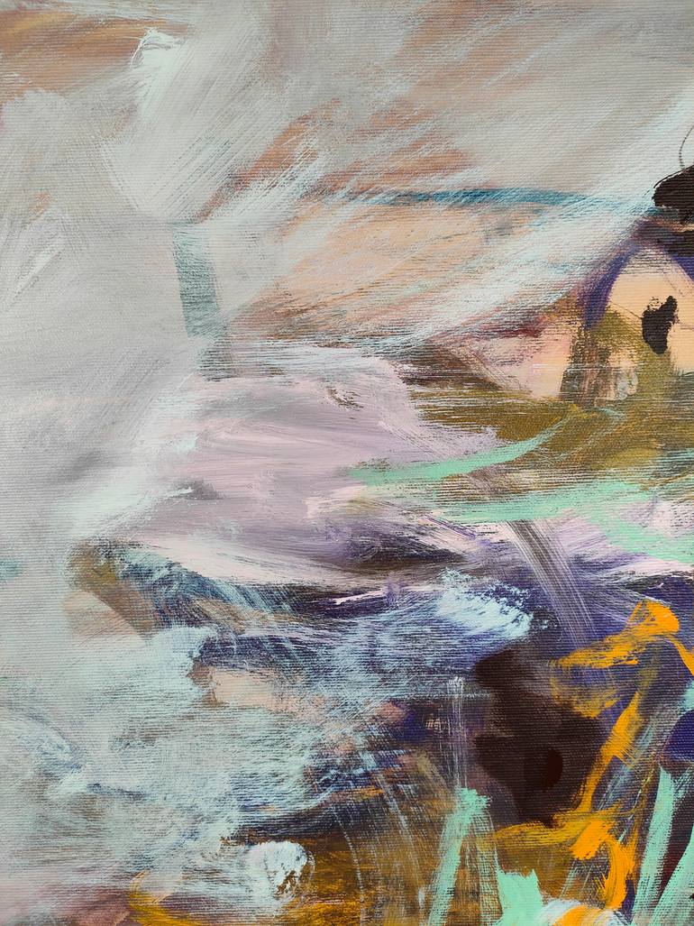 Original Abstract Expressionism Abstract Painting by Emily Starck