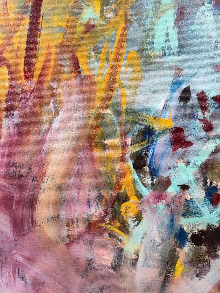 Original Abstract Expressionism Abstract Painting by Emily Starck