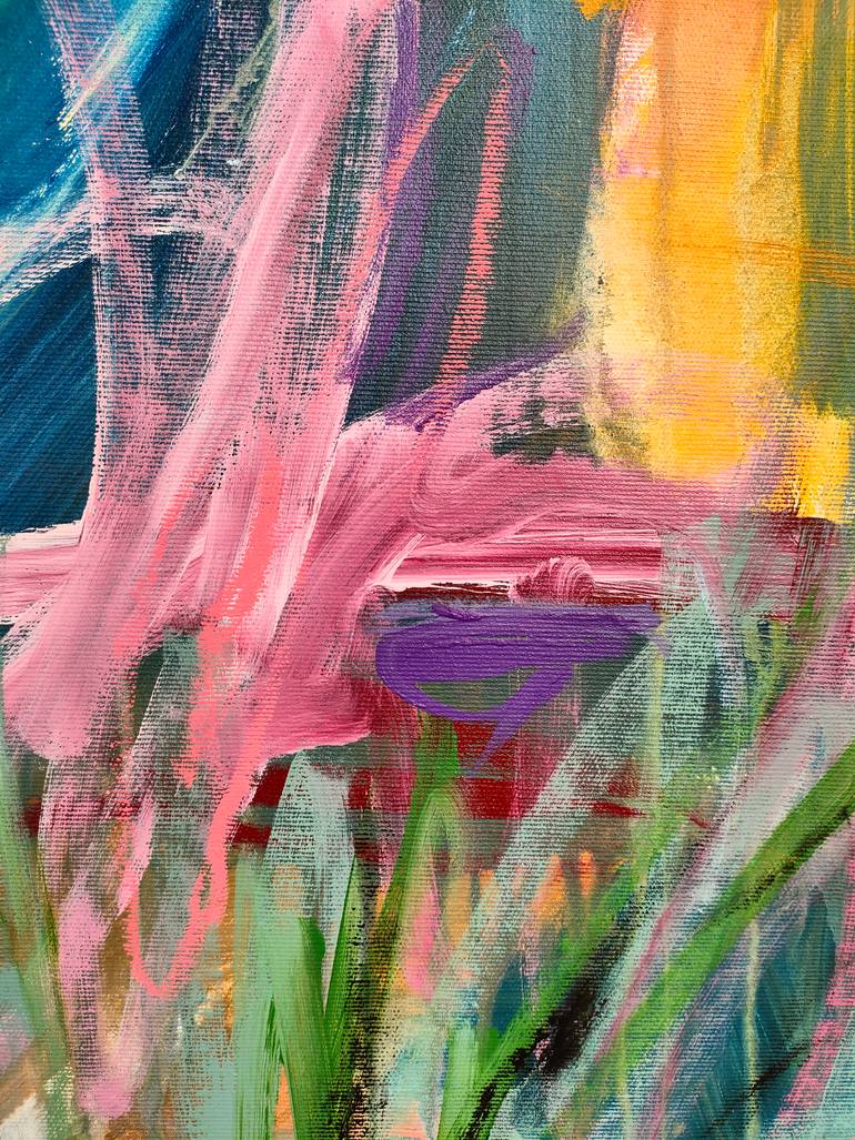 Original Abstract Expressionism Abstract Painting by Emily Starck